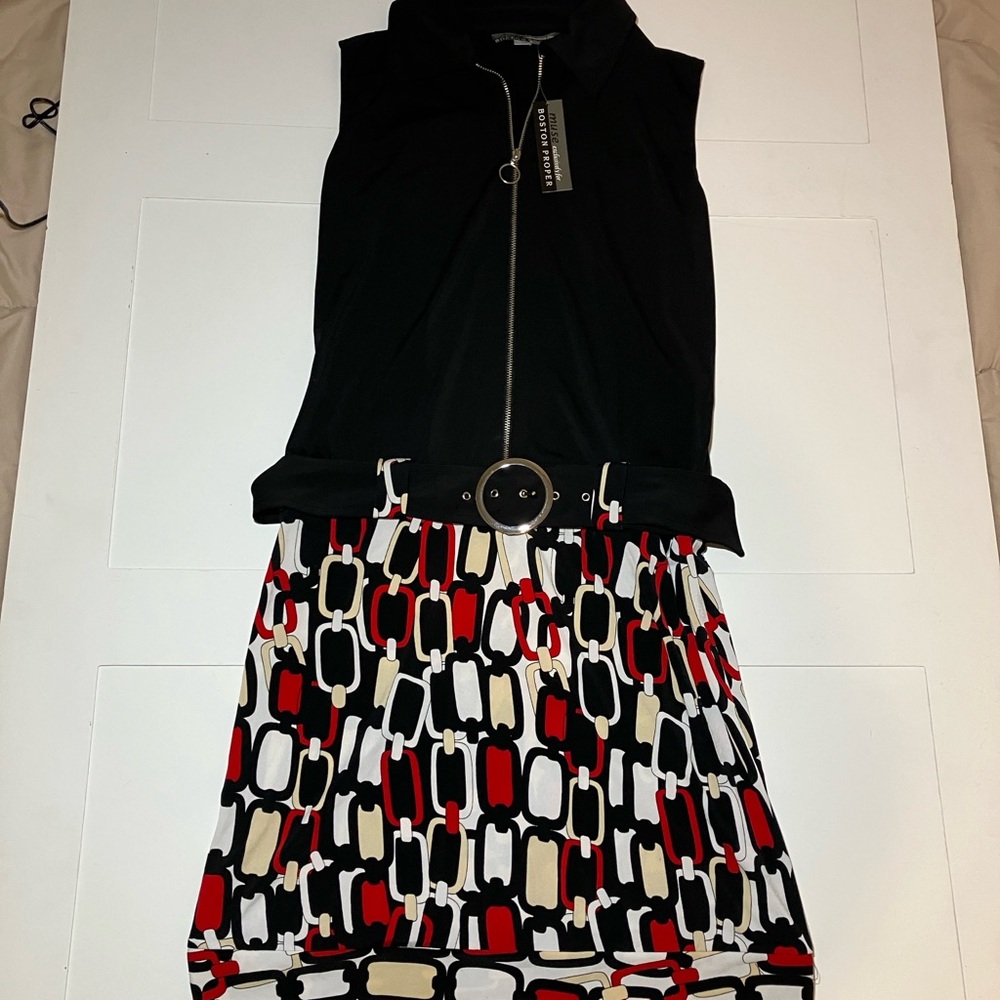 Muse Boston Proper NWT Chain Link Dress Women’s 4 | Classy |‎ Dressy